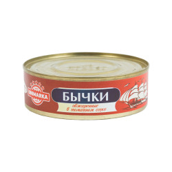 Бычки в т/с 240 гр.